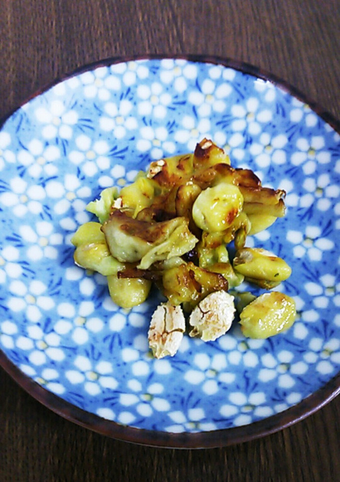 ゴーヤのワタの油焼き♪-レシピのメイン写真
