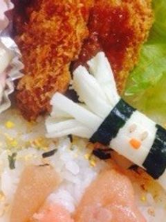お弁当にカニ出没〜!!-レシピのメイン写真