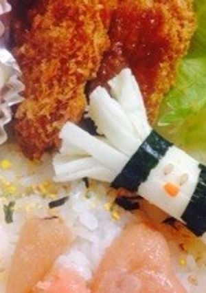 お弁当にカニ出没〜！！-レシピのメイン写真