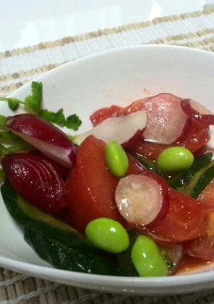 夏野菜・トマトキムチ-レシピのメイン写真
