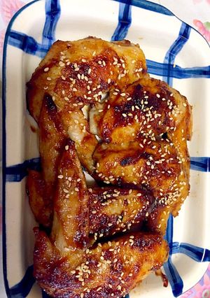 簡単油いらない焼き手羽先-レシピのメイン写真