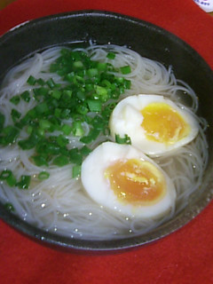 煮卵のにゅうめん♡ -レシピのメイン写真