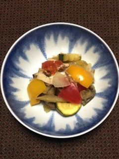 しらすと焼き野菜のマリネ-レシピのメイン写真