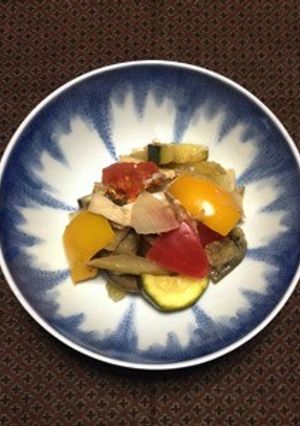 しらすと焼き野菜のマリネ-レシピのメイン写真