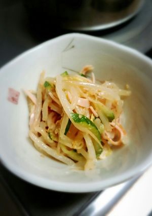 もやしとキュウリの＊辛子胡麻酢和え-レシピのメイン写真