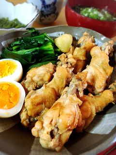 梅酢でさっぱり!低糖質手羽元の梅酢煮。-レシピのメイン写真