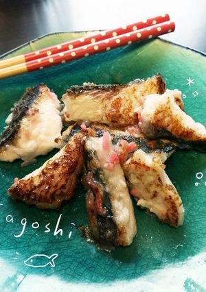さごしと紅生姜のパリモチ焼き-レシピのメイン写真