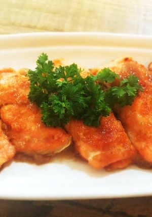 鮭の梅味噌バタームニエル-レシピのメイン写真