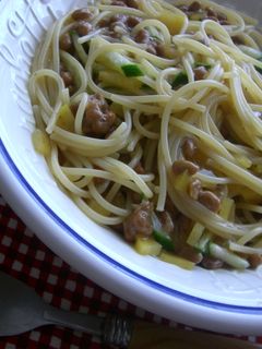 超簡単♪納豆ときゅうりの和風パスタ♪-レシピのメイン写真