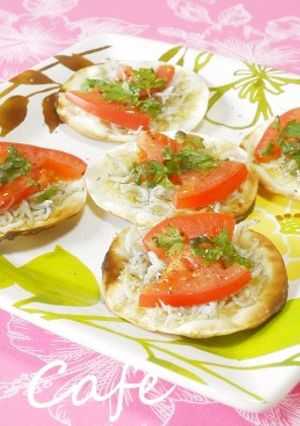 餃子の皮でしらすマルゲリータ-レシピのメイン写真