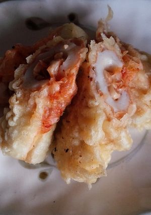 ちくわの天ぷら　納豆キムチ入り！-レシピのメイン写真