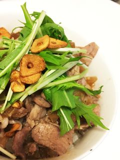 スタミナたっぷり!ねぎ塩豚丼-レシピのメイン写真