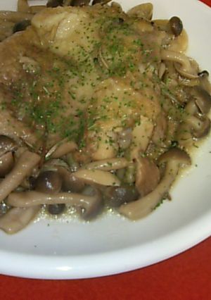 鶏もも肉としめじのガーリックソテー♥-レシピのメイン写真
