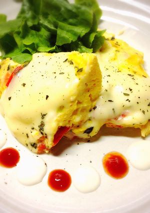 レンジdeイタリーオムレツ-レシピのメイン写真