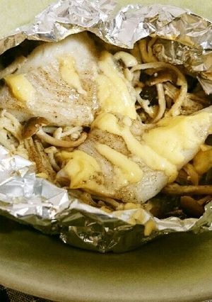 カレイのマヨホイル焼き-レシピのメイン写真