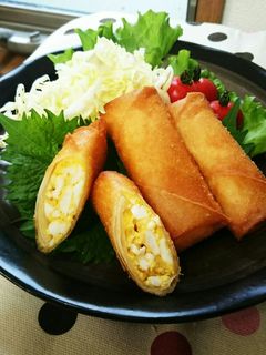 ギョニソと卵の春巻き-レシピのメイン写真