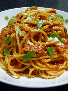 トマトソースパスタ-レシピのメイン写真