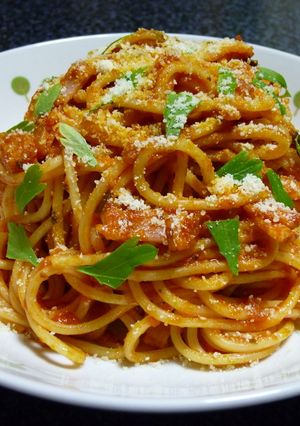トマトソースパスタ-レシピのメイン写真