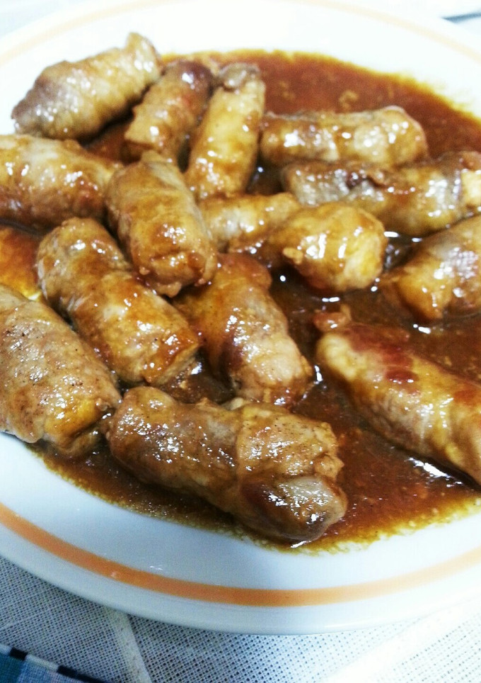 ＊厚揚げの豚肉巻き＊-レシピのメイン写真