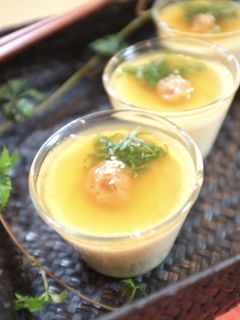 ひんやり さっぱり!梅の冷製茶碗蒸し-レシピのメイン写真