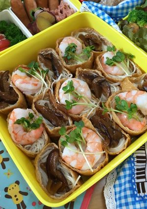麺つゆ不要！そうめんいなり☆運動会お弁当-レシピのメイン写真