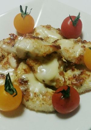 チーズのせ鶏肉の揚げ焼き-レシピのメイン写真