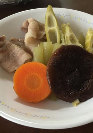 ハチクの煮物-レシピのメイン写真