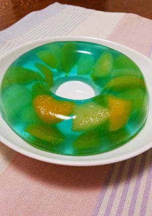 かき氷シロップでさわやかゼリー♪-レシピのメイン写真