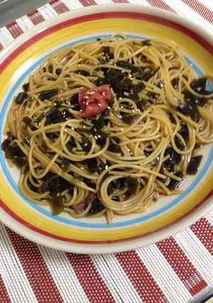 出がらし昆布で！しっかり和風パスタ-レシピのメイン写真