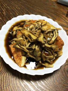 厚揚げの舞茸あんかけ-レシピのメイン写真