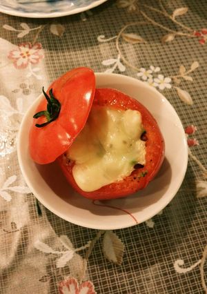 肉野菜詰めトマトカップ-レシピのメイン写真