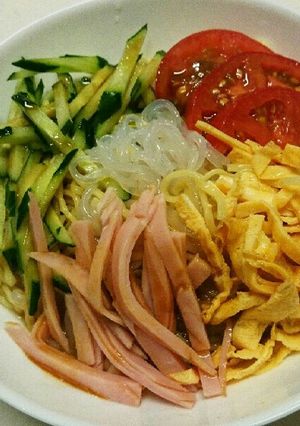 糸こんでゆる糖質オフ・冷やし中華-レシピのメイン写真