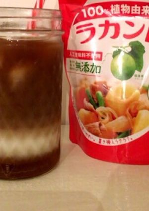 ラカントガムシロップ＊3層アイスコーヒー-レシピのメイン写真
