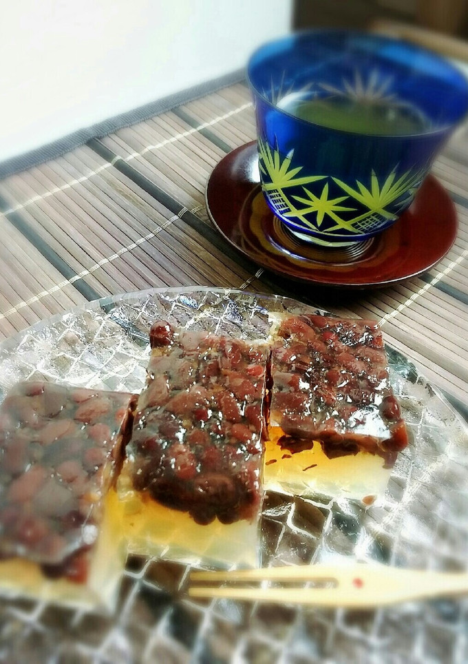 エコ料理【小豆茶の後で】小豆寒天-レシピのメイン写真