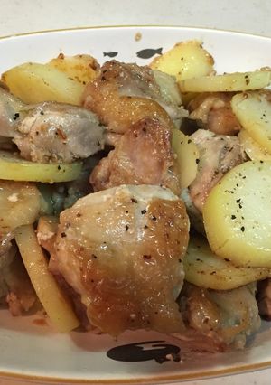 鶏肉とジャガイモのソテー-レシピのメイン写真