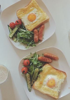 ボリューム満点朝ごはん!ラピュタ風パン-レシピのメイン写真