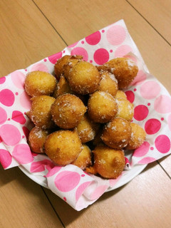 豆腐でふんわり!風船キャロットドーナツ♡-レシピのメイン写真