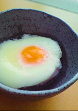 レンジで簡単♪温泉卵風ふるふる卵-レシピのメイン写真