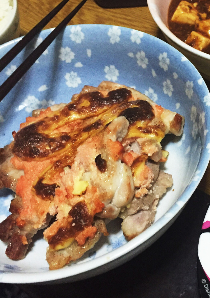 簡単☆豚ロースの明太マヨ焼き！-レシピのメイン写真