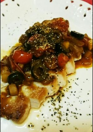 コロコロ♪食べるソースのポークトマト♪-レシピのメイン写真