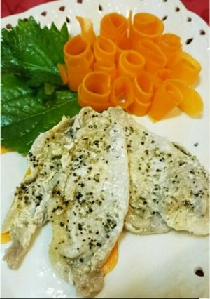 簡単♪電子レンジ調理♪豚マヨチンッ♪-レシピのメイン写真