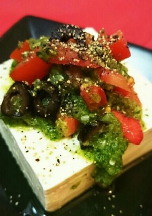 ヘルシー♪カラフルなイタリアン冷奴♪-レシピのメイン写真