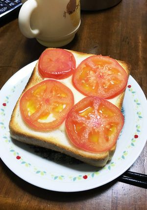 甘酸っぱい☆トマトトースト-レシピのメイン写真