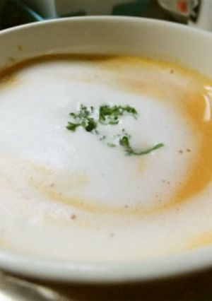 赤エビのスープカプチーノ仕立て-レシピのメイン写真