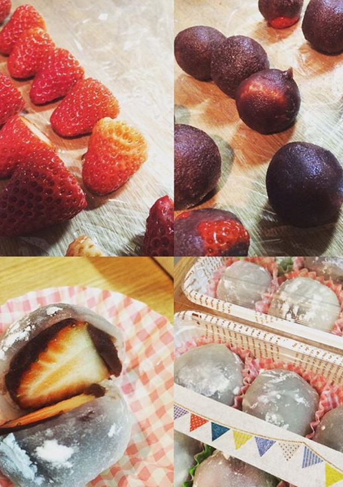 レンジで簡単いちご大福！-レシピのメイン写真