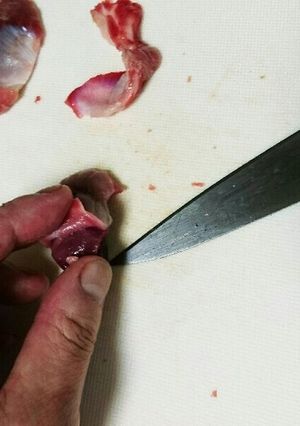 肉屋さん簡単鶏砂ずり捌き方-レシピのメイン写真