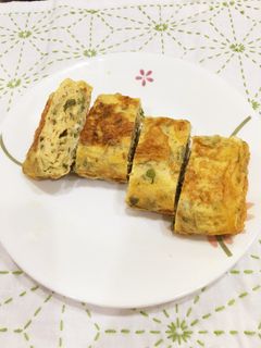 ねぎ塩入り卵焼き-レシピのメイン写真