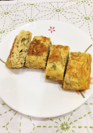 ねぎ塩入り卵焼き-レシピのメイン写真