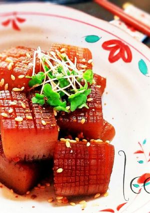 ヘルシー過ぎ♪こんにゃくの酢醤油炒め-レシピのメイン写真