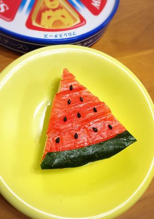 夏はもうすぐ！つくロッピー☆すいか-レシピのメイン写真